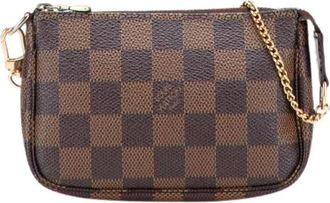 Louis Vuitton Pre-owned Mini Bags, female, Brown, Size: ONE SIZE Pre-owned Canvas louis-vuitton-bags