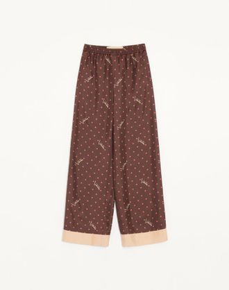 Valentino Stelline Firma Starry Twill Trousers Wo