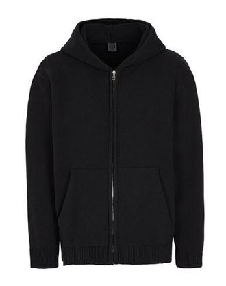 8 by YOOX HEAVY COTTON-BLEND OVER-SIZE ZIPPER HOODIE