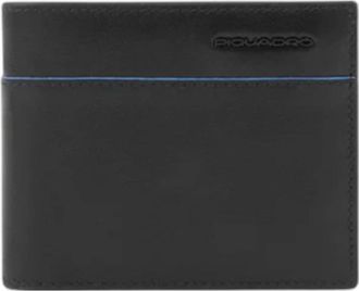 Piquadro B2 Revamp Portemonnee - Heren - Portefeuilles - Zwart - ONE Size - Leer - Accessoires