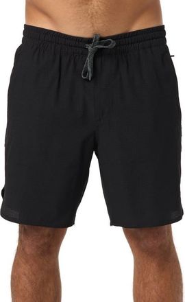 O'Neill TRVLR Tech Lined Performance Hybrid Shorts in Black at Nordstrom, Size Xx-Large