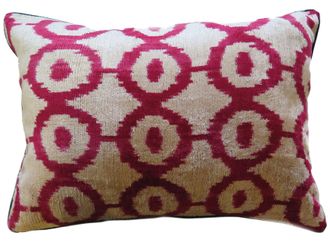 Les-Ottomans Silk Velvet Cushion