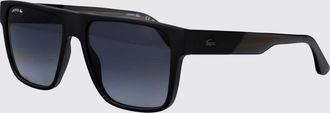 Lacoste Occhiali da sole Aviatore in acetato nero con lenti scure