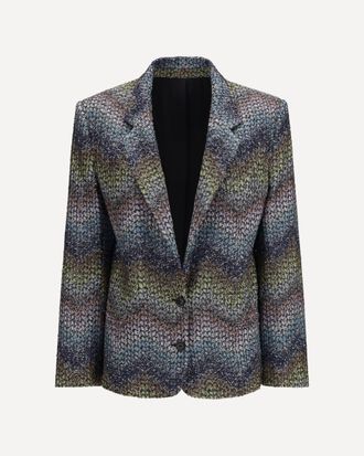 Missoni Single-breasted lam&eacute; viscose Blazer Female 40
