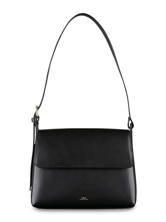 A.P.C. Sac Virginie Flap Leather Shoulder Bag