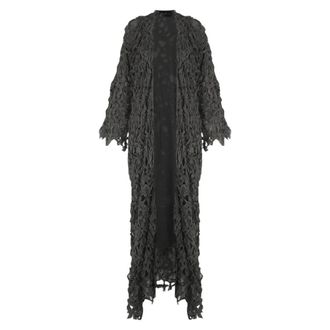 Cortana Embull Long Jacket - female - Cortana - Ponchos - Gray - S - Jackets
