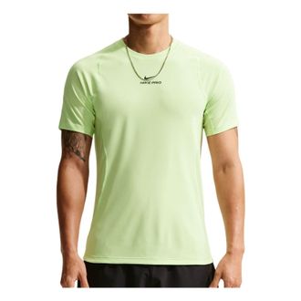 Nike Pro Training Dri-FIT T-Shirt Light Liquid Lime Black HV0410-360