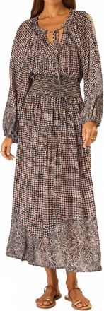 Natalie Martin Bella Maxi Skirt In Delphi Ink