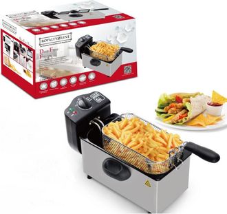 Trade Shop Trade Shop - Freidora El&eacute;ctrica Profesional Acero Inoxidable 3 Litros 2000w Royalty Line