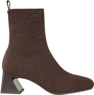 Vivaia Square-Toe Water-Repellent Heeled Boots in Dark Chocolate at Nordstrom, Size 9.5