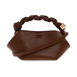 Ganni Tassen, Dames, Bruin, ONE Size, Leer, Eco-Leren Tas