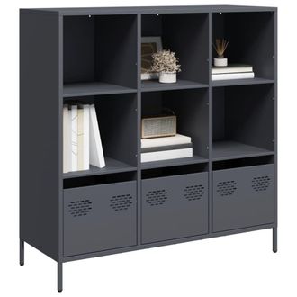 Berkfield Home Highboard&not;Anthracite 101.5x39x103.5 cm Steel