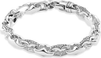 Pompeii3 Mens 14k Gold (65gram) or Platinum (104gram) 9mm Link Bracelet 8.5