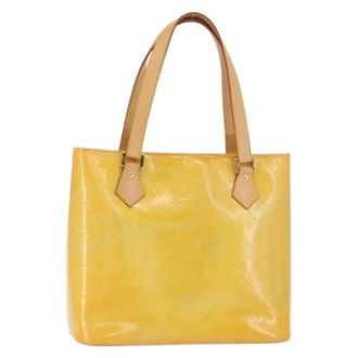 Louis Vuitton Pre-owned Tote Bags, female, Yellow, Size: ONE SIZE Pre-owned Vintage Patent Leather Hand Bag
