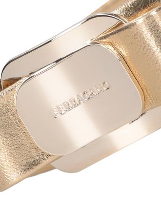 Ferragamo Womens Accessories Golden Leather