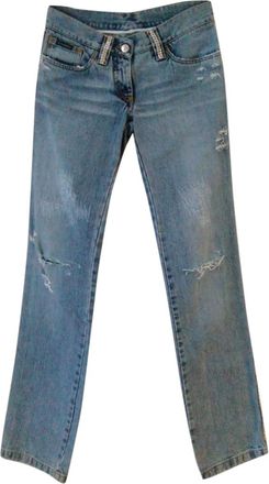 Dolce & Gabbana Swarovski-Embellished Jeans Size XS