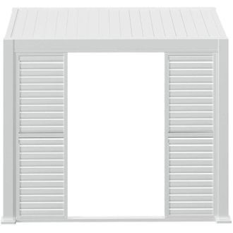 Hesperide Hesperide - Persiana Corredera Para P&eacute;rgola Bioclim&aacute;tica Evora - 1 3 Lados - 2,7 X 2,34m Blanco - Hesp&eacute;ride
