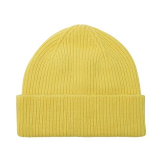 Le Bonnet Bea Beanie - Dames - Hoeden - Geel - ONE Size - Wol - Accessoires