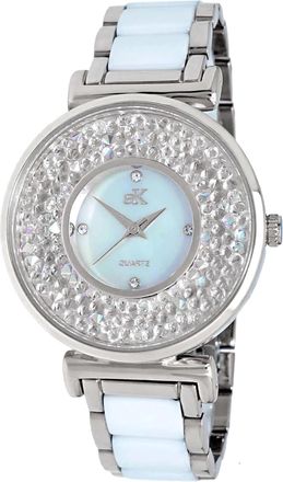 Adee Kaye Womens Pisa Mother of Pearl Dial Watch