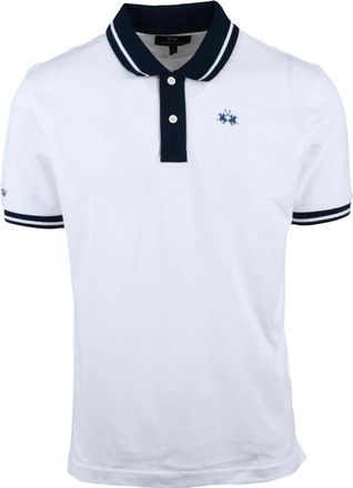 La Martina Tops, Heren, Wit, L, Katoen, Polo
