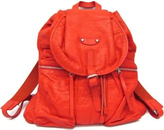 Balenciaga Pre-owned Backpacks, female, Red, Size: ONE SIZE Pre-owned Leather balenciaga-bags