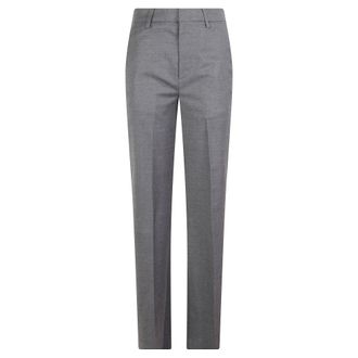 Dondup Janice Pantalon - Dames - Broeken - Grijs - Maat: M Wol