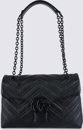 Gucci Black Leather Shoulder Bag