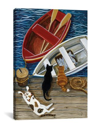 iCanvas Icanvas The Days Catch Canvas Wall Art