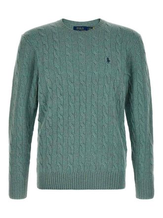 Polo Ralph Lauren Green Braided Jumper