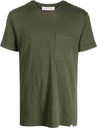 Orlebar Brown chest-pocket cotton T-shirt - men - Cotton - S - Green