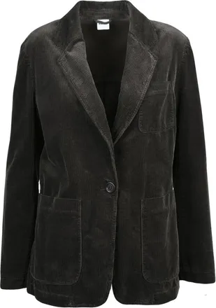 Aspesi Dames, Jassen, Bruin, Maat: S Corduroy