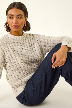 Roman Textured Knit Jumper