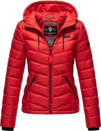 Marikoo dames gewatteerde jas Kuala met capuchon & lichte voering
