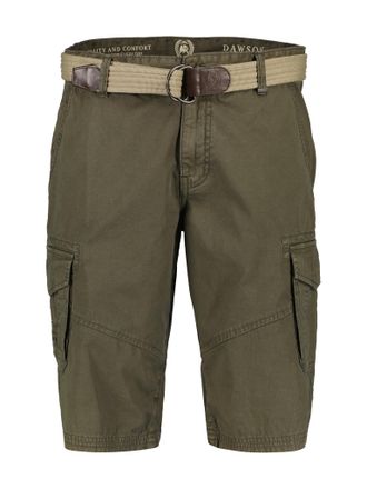 Lerros Cargobermudas LERROS, Herren, Gr. 40, N-Gr, gr&uuml;n (aged olive), Twill, Obermaterial: 100% Baumwolle, unifarben, regular fit knielang, Hosen Cargobermud