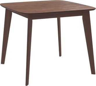 Rendez-Vous D&eacute;co Rendez-vous D&eacute;co - Mesa De Comedor Cuadrada De Madera Oscura, 4 Personas - Julio