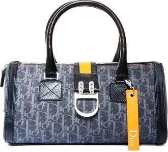 Dior Borsa tote Boston Trotter 2005 - Blu