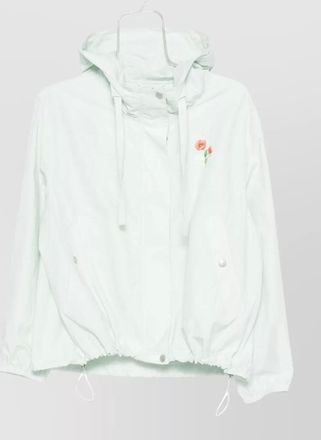 Kenzo floral-print hooded raincoat