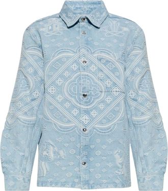 Casablanca Overhemden, Heren, Blauw, M, Denim, Denim Shirt