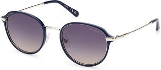 Guess GU00068 90W Mens Sunglasses Blue Size 53