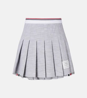 Thom Browne Minifalda plisada