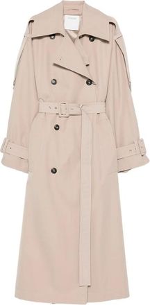 Sportmax Spxgocce Belted Double-breasted Trench Coat