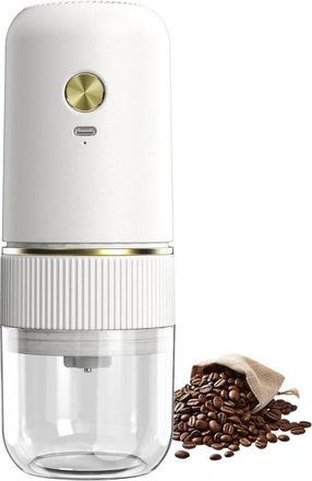 OEM Molinillo De Caf&eacute; El&eacute;ctrico - Peque&ntilde;o Y Pr&aacute;ctico - Tama&ntilde;o De Molienda Ajustable - Apto Para Granos De Caf&eacute;, Vainilla Y Especias (negro)