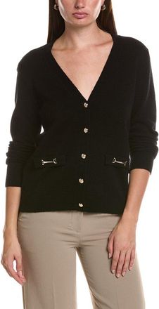 Bruno Magli Wool & Cashmere-Blend V-Neck Cardigan