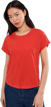 Splendid Skye Short Sleeve T-Shirts Womens T Shirt Scarlet : LG (Womens 10-12), Cotton/Polyester