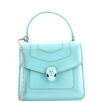 Bulgari Serpenti Forever Top Handle Bag Patent Small