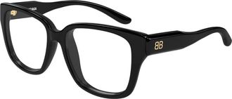 Balenciaga Bb 0513O Bril - Dames - Brillen - Zwart - 55 MM - Accessoires