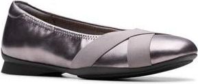 Clarks Jazmynn Gem Ballet Flat in Dark Pewter Met at Nordstrom Rack, Size 7.5