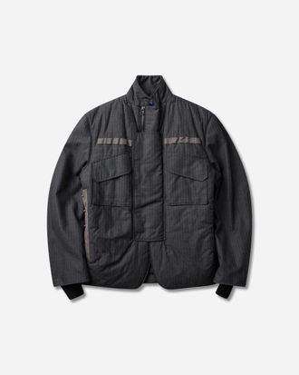 Junya Watanabe Men s Technical Corset Jacket Grey Stripe