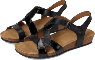 COMFORTIVA Garner Womens Sandals Black : 9.5 M (B), Leather