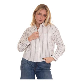 Max Mara Dames, Blouses & Shirts, Wit, Maat: XL Katoen